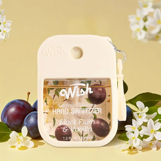 Black Plum & Vanilla 1.2 oz w/ Silicone Case & Keychain