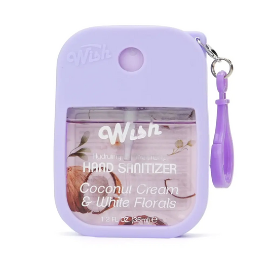 Coconut Cream & White Florals 1.2 oz w/ Silicone Case & Keychain