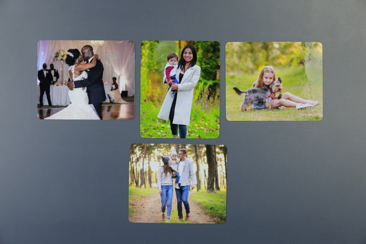 3.25"x4" Flexible Photo Magnet Round Corners (Set of 4)